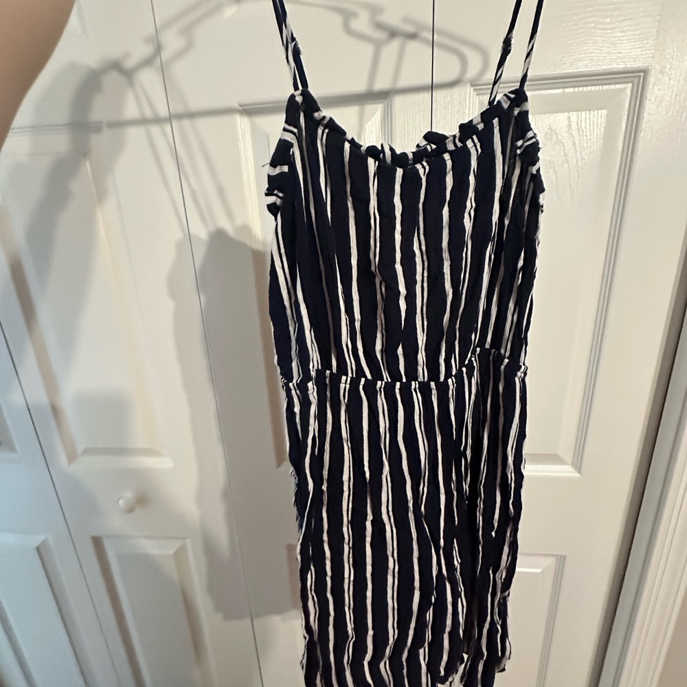 Forever 21 Blue and White Striped Top